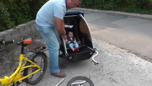 Прогулочная ВелоКоляска !!!ВЕЛОРИКША!!!  3 в 1. Вездеход! От фирмы BURLEY. Крепится к велосипеду.