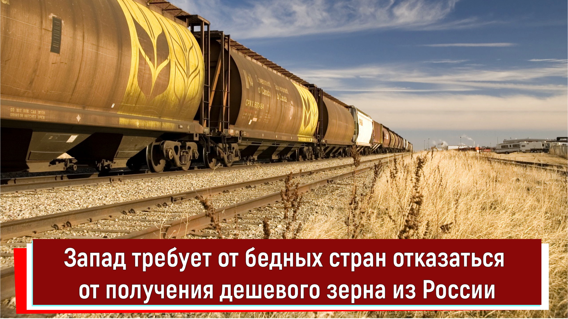Запад требует от бедных стран отказаться от получения дешевого зерна из России