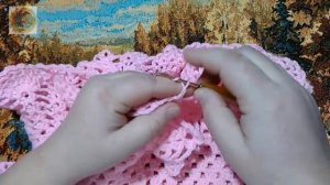 Розовое платье, от 6 месяцев. Часть 2. Юбка