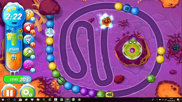 oka WWoka Marble Shooter level 201-205 - Game mini смотреть онлайн