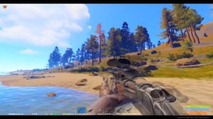 RUST стрельба на практике (макрос,или прямые, руки или,читер)