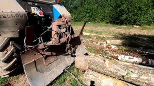 МТЗ 82 ,прицеп 2ПТС6 и STIHL 361 ВСЕ за ДРОВАМИ.