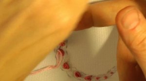 How to embroider a letter C Rococo Rose Embroidery