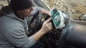 Дэо Матиз замена подсветки на светодиодную в щитке приборов на красную