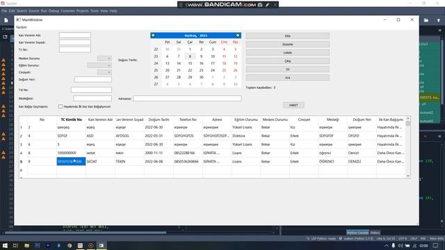 KAN TAKİPİ PROGRAMI (QT DESİGNER AND PYTHON) смотреть онлайн