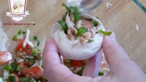 Рецепт фаршированных грибов - Грибы, фаршированные сыром