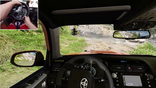 BeamNG.drive Toyota 4Runner TRD Pro Realistic Off Roading Steering Wheel Gameplay смотреть онлайн