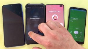 Samsung Galaxy S10+ Vs Xiaomi Redmi 9C NFC Incoming Call / OUVITEL WP5 Pro Vs LG Q6+ Outgoing Call