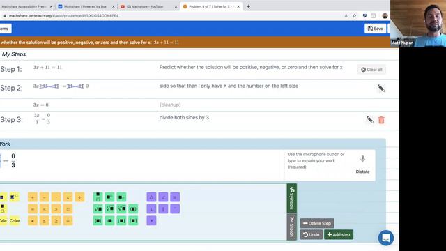 Mathshare Accessibility Overview - May 2020