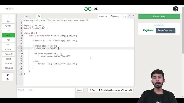 Java Tutorials for Beginners: Strings | GeeksforGeeks Programming Language