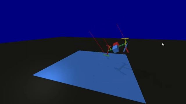 Drone self-learning to flight simulation using, python, Deep Reinforcement learning and PyBullet 02