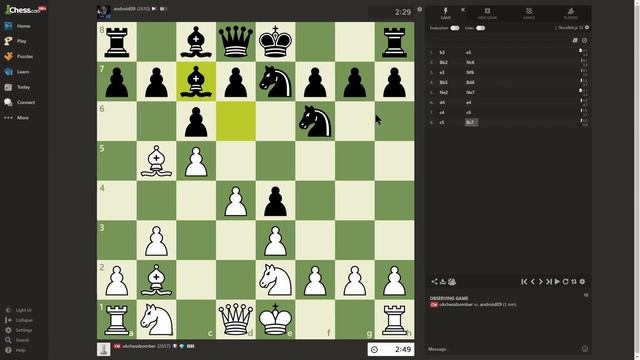 LIGHTNING effects for Chess