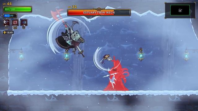 [Rogue Legacy 2] Barbarian vs 2 Estuary Twin-Mech (hitless) смотреть онлайн