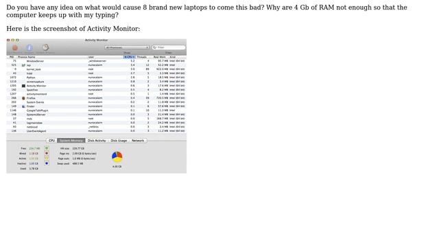 Apple: MBP early 2013 so slow! please help! смотреть онлайн