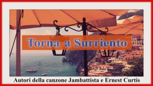 Вернись в Сорренто . Итальянская песня. Ноты и табулатура для классической гитары.