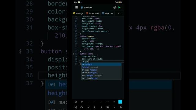 Responsive Submit Button Hover Animation In HTML & CSS #trending #videos #video