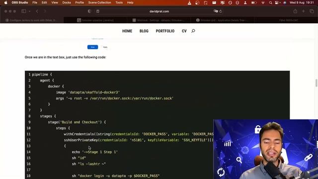 Jenkins webhook with Gitlab and Docker смотреть онлайн