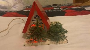 Новогодний домик для гирлянд СССР