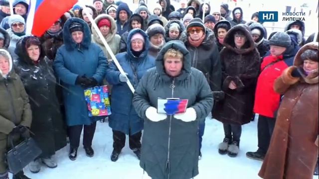 Жители поселения под Липецком записали обращение к Владимиру Путину