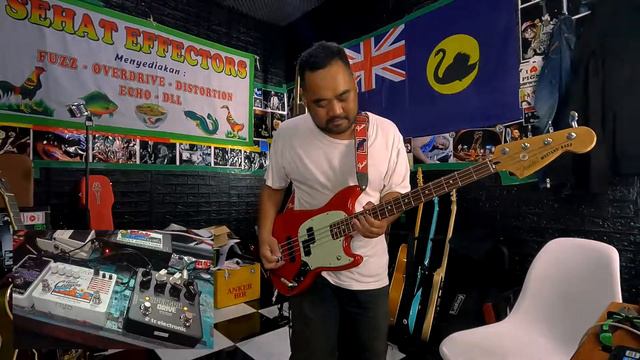 Fender Mustang PJ Bass with Tc Electronic Spectradrive ( Rockwool Comp and Low Battery TonePrint) смотреть онлайн