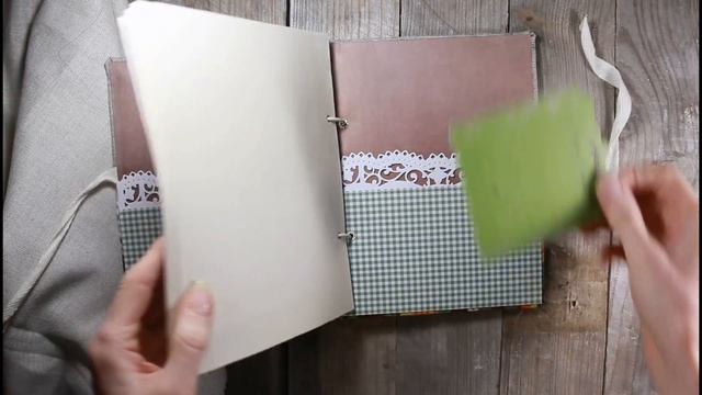 Кулинарный блокнот скрапбукинг - обзор/ Cookbook in country style