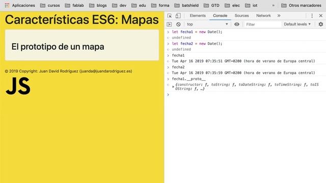 Curso claves javascript 30. Mapas.