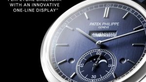 UN TRÈS INNOVANT QUANTIÈME PERPÉTUEL EN LIGNE (Perpetual Calendar 5236P-001) @PATEKPHILIPPE GENÈVE