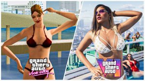 Gta Vice City 2001 vs Gta VI 2023 трейлер.