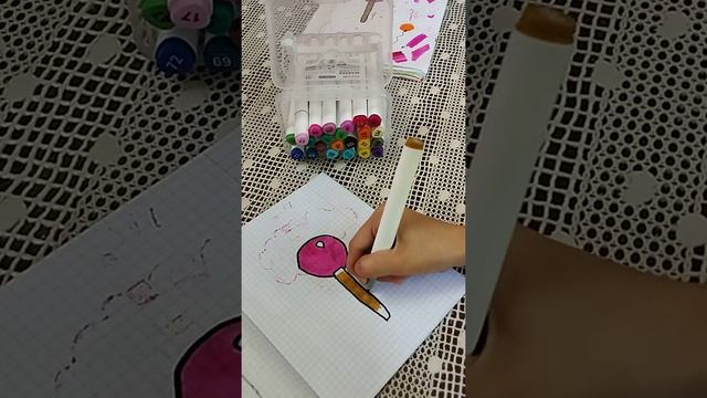 Рисуем Чупа-Чупс 🤤 смотреть онлайн