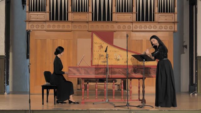 D.Scarlatti. Sonata E minor for flute and harpsichord. 1st movement Grave смотреть онлайн