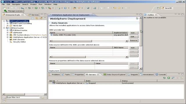 Crash course in Enterprise JavaBeans 3 - Part 5 Setting up the Java Persistence API смотреть онлайн