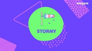 Weather forecast - Vocabulary for kids | Learn English for kids with Novakid 0+