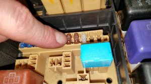 Toyota Highlander 2005 Starter Relay and Fuse Location