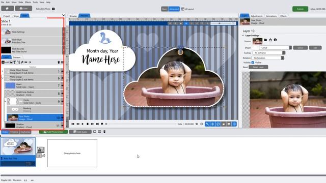 Photopia Creator User Interface