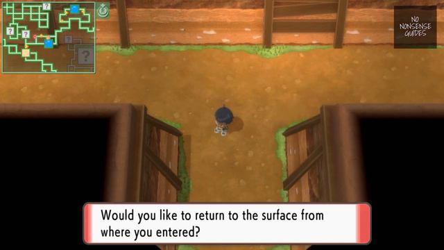 How to Leave Grand Underground in Pokemon Brilliant Diamond & Shining Pearl
