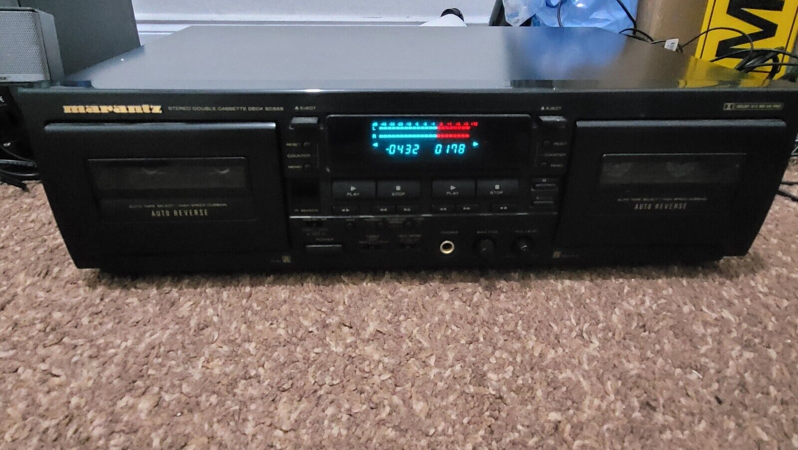 Винтажнsq Marantz  Модель SD 555 Dolby Bc NR HX Pro-произведён в Китае -1997-год