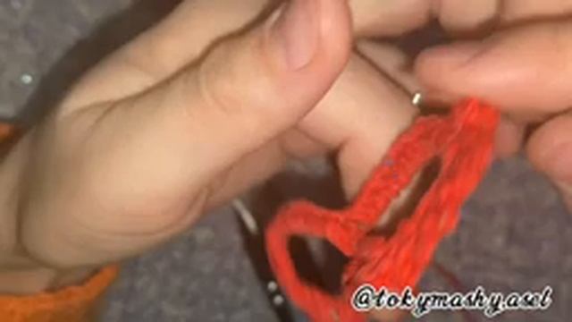 Бант за 10мин крючком| 10мин тоқылатын бант крючокпен  #бантики #вязаниеспицамиикрючком #бант