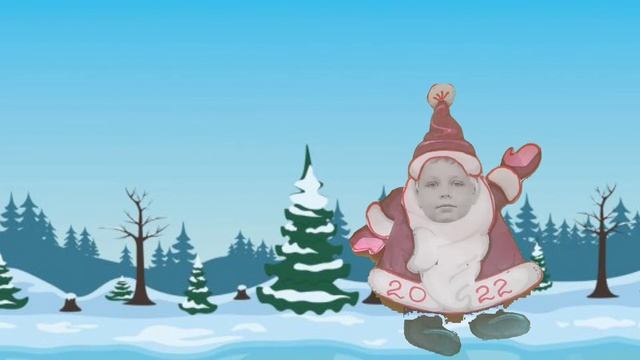 поздравление от моих внуков с наступающим Новым годом. смотреть онлайн