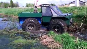 самодельный каракат , покатушки продажа испытание по бездорожью , нереально гребёт