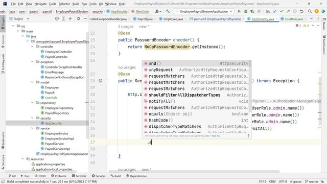 Adding Security to our Application || Authentication || Authorization || Part 13 смотреть онлайн