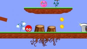 Новый Несносный КРАСНЫЙ ШАР #1. Мультик ИГРА New Red Ball на Игрули TV