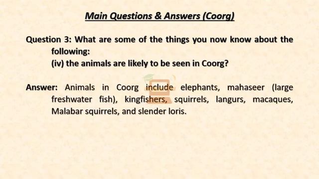 First Flight   CBSE Class 10 English  Glimpses of India  Coorg Chapter 5  2024