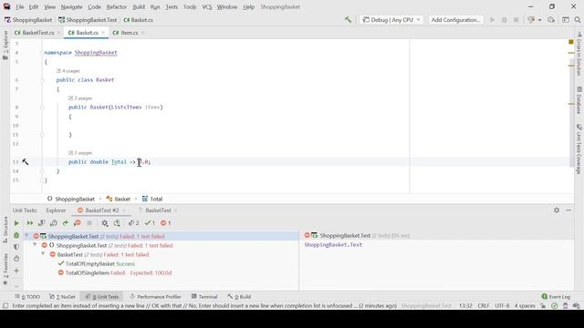 Test-Driven Development (TDD) in C# - The 3 Steps of TDD смотреть онлайн
