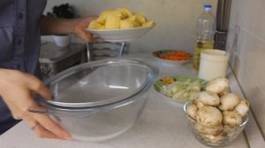 Картошка с грибами/ Овощи в духовке/ Быстрый ужин