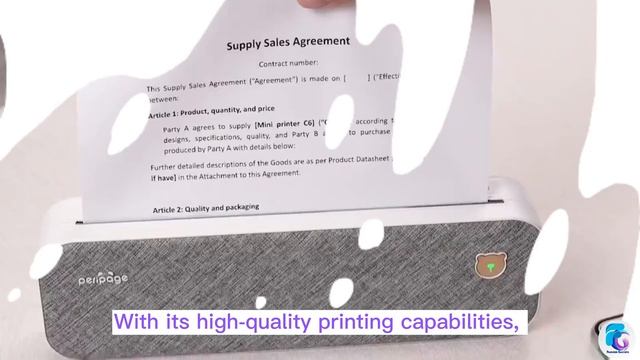 Wireless, Ink-less Portable A4 Printer | PeriPage A4 Paper Printer | Featured Gadgets
