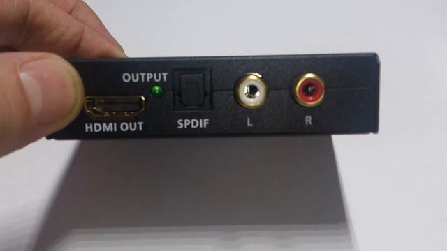 Конвертер вход HDMI выход HDMI отдельный звук toslink_RCA-1080p30.webm