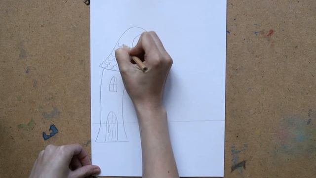 Рисуем с детьми. Сказочный город. смотреть онлайн