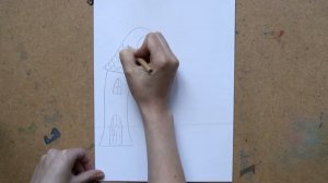 Рисуем с детьми. Сказочный город.