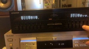 PIONEER GR X520 - отличный 7-ми полосный Hi-Fi эквалайзер для миди-аудио башни. Япония 1987 год