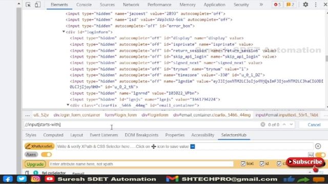 Selenium Locators | XPATH with Contains + Starts-With